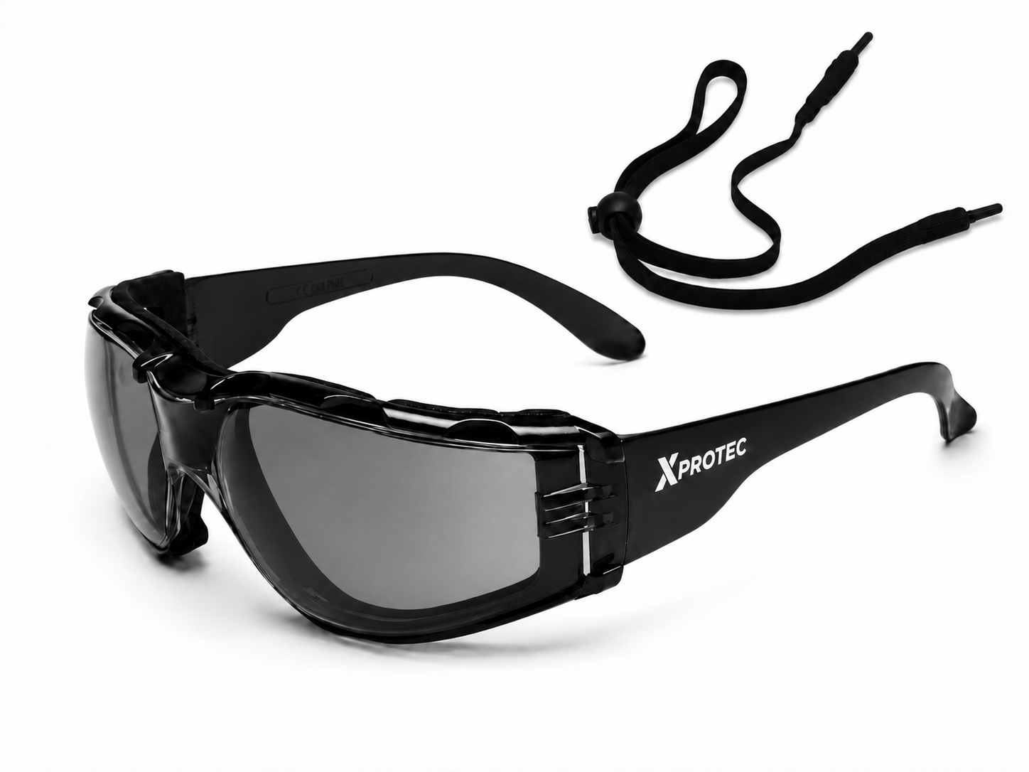 XP510 Grey Antifog Lens Foam Padded+Strap